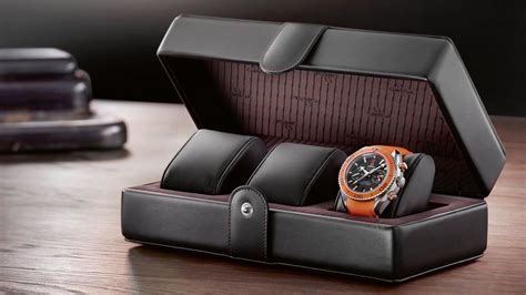 luxury leather watch case.